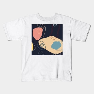 Abstract Shapes Colorful Kids T-Shirt